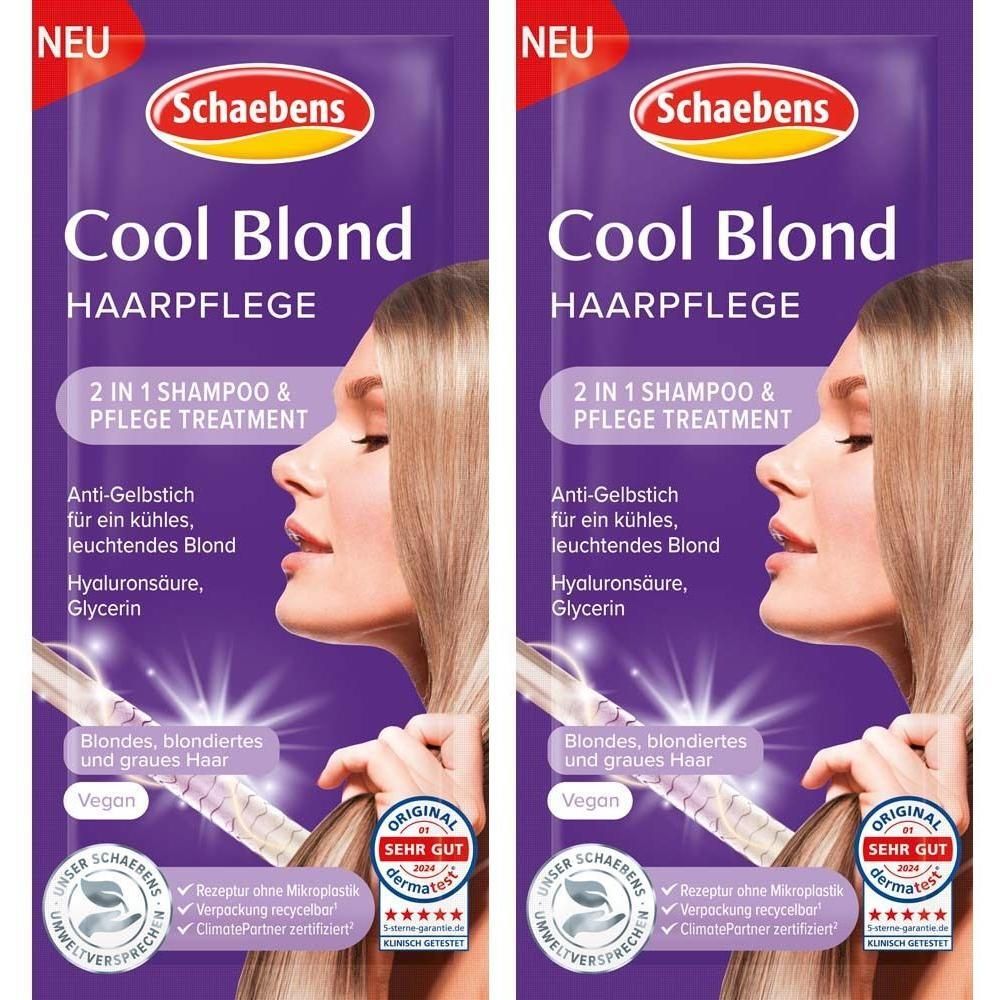 Schaebens Cool Blond Haarmaske 2x 2x1 St Haarspülung