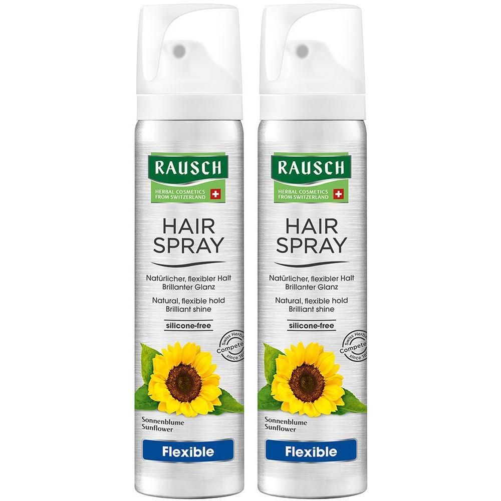 Rausch Hairspray flexible Aerosol 2x 2x75 ml Spray