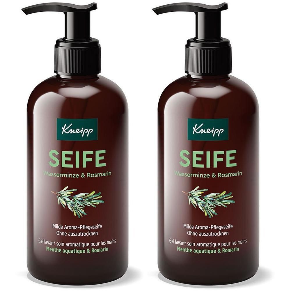 Kneipp Seife Wasserminze&Rosmarin milde Aroma-Pfl. 2x 2x250 ml