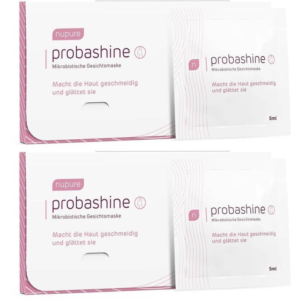 Nupure probashine probiotische Maske 2x 2x4x5 ml Gesichtsmaske