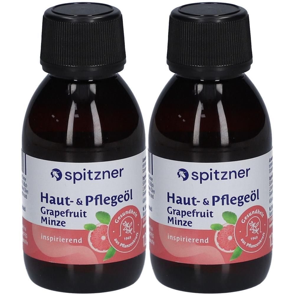 Spitzner Haut- u.Pflegeöl Grapefruit-Minze 2x 2x125 ml Öl