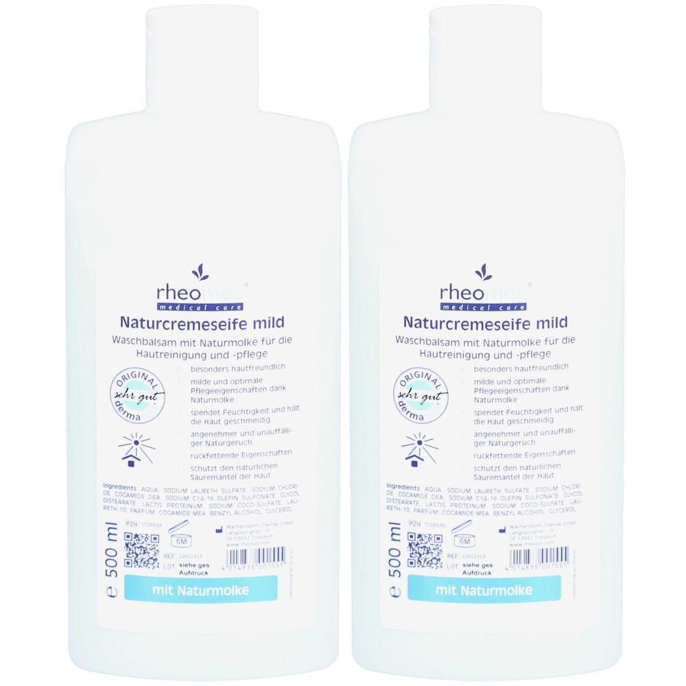 Rheomed Naturcremeseife mild Systempatr. I 2x 2x500 ml Flüssigseife