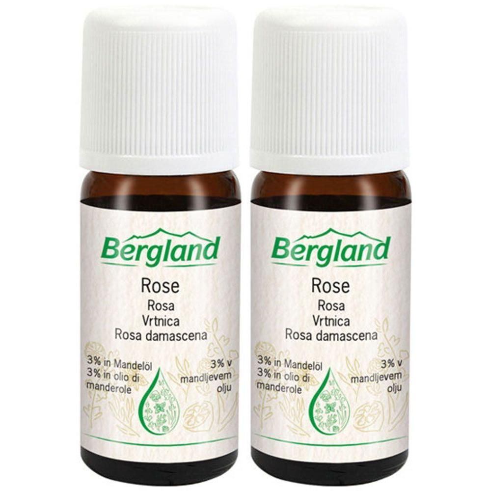 Rosenöl 3% Mandelöl 2x 2x10 ml Öl