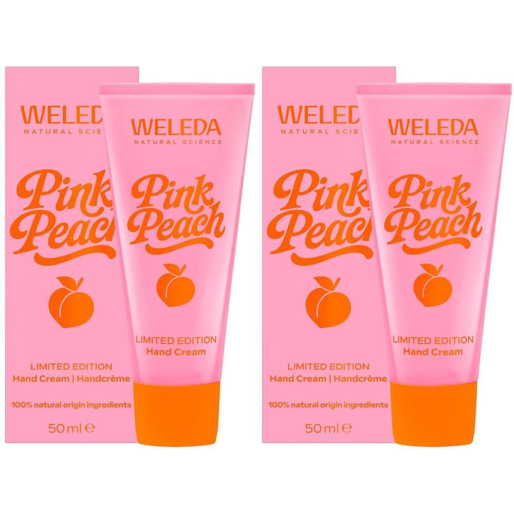 Weleda Pink Peach Handcreme 2x 2x50 ml Creme