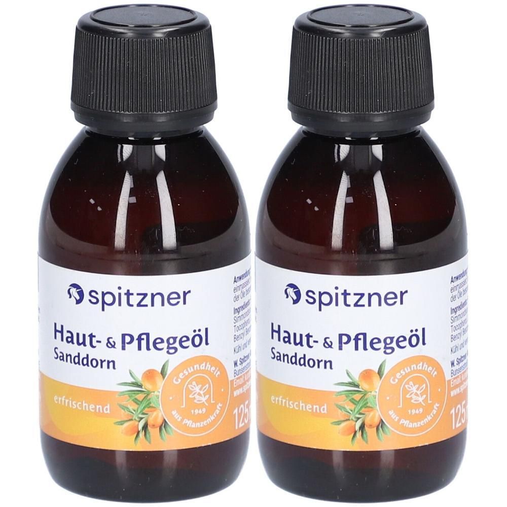 Spitzner Haut- u.Pflegeöl Sanddorn 2x 2x125 ml Öl
