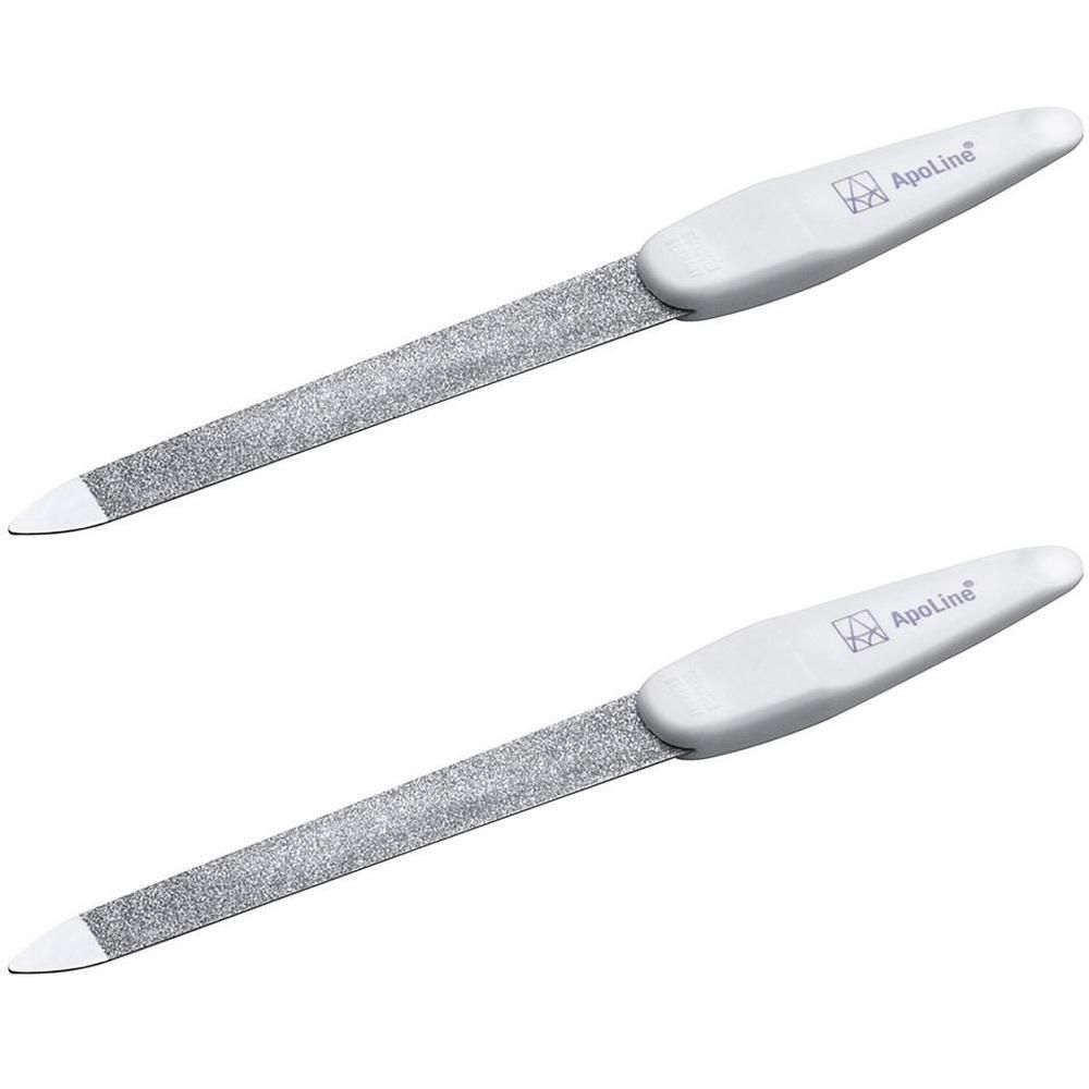 Apoline Nagelfeile Saphir 13 cm verchromt 2x 2x1 St