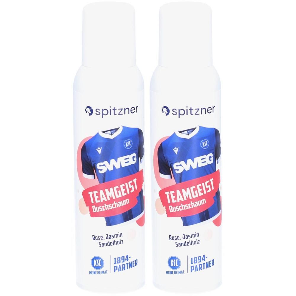 Spitzner Duschschaum TeamGeist 2x 2x150 ml Schaum