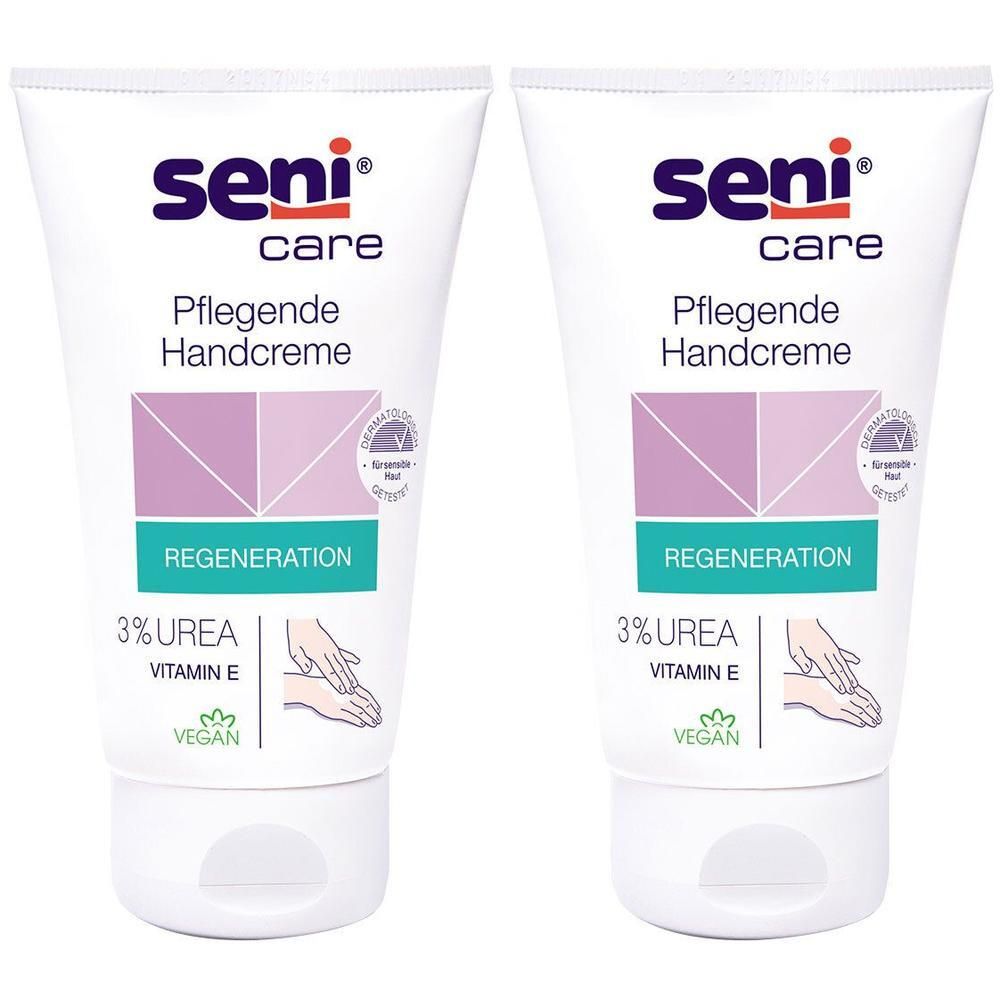 Seni care Handcreme mit 3% Urea 2x 2x100 ml Creme