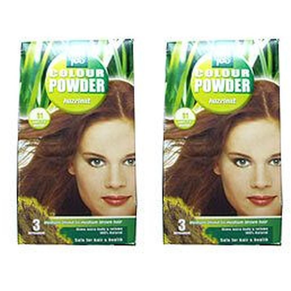 Hennaplus Colour Powder hazelnut 51 2x 2x100 g Pulver