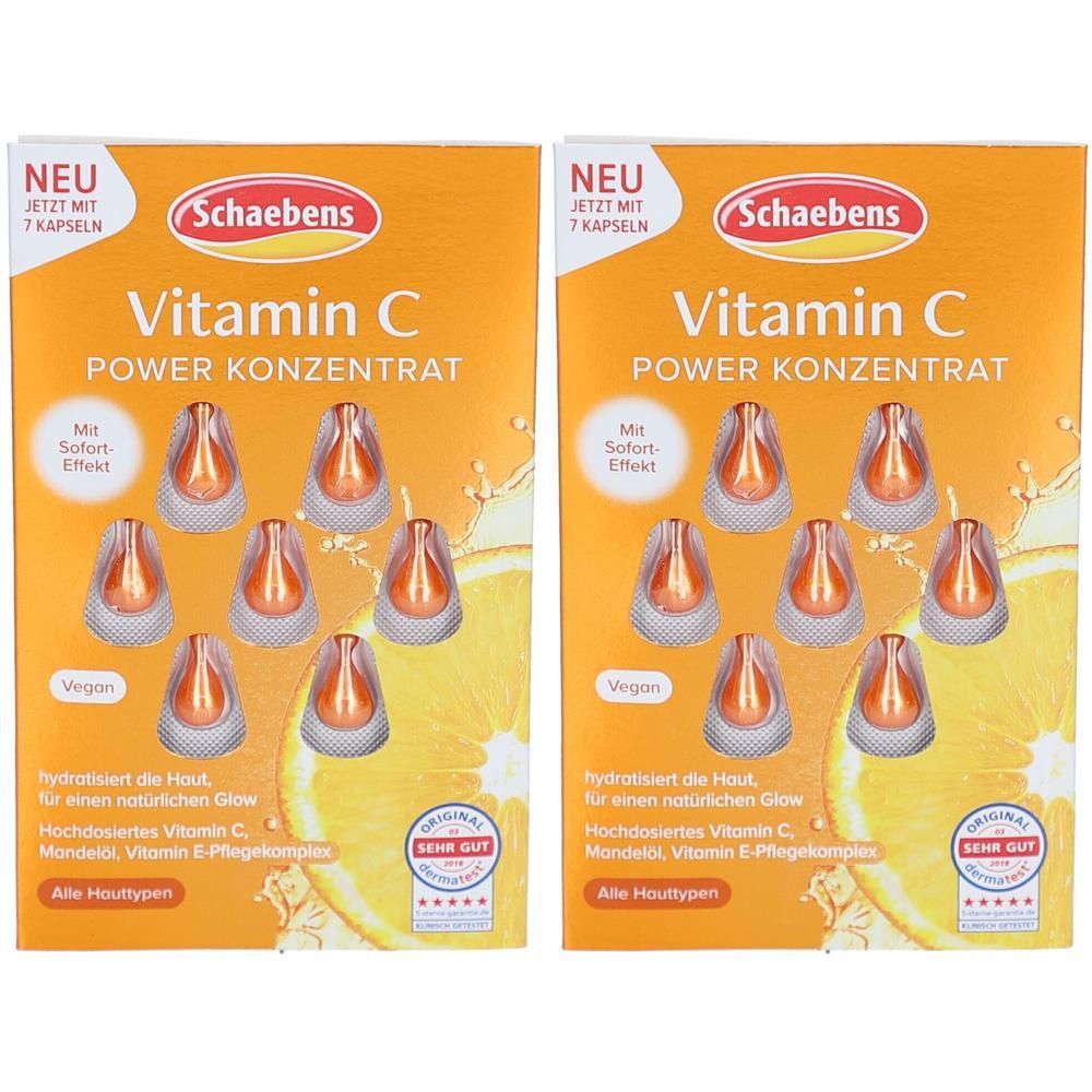 Schaebens Vitamin C Power Konzentrat 2x 2x7 St