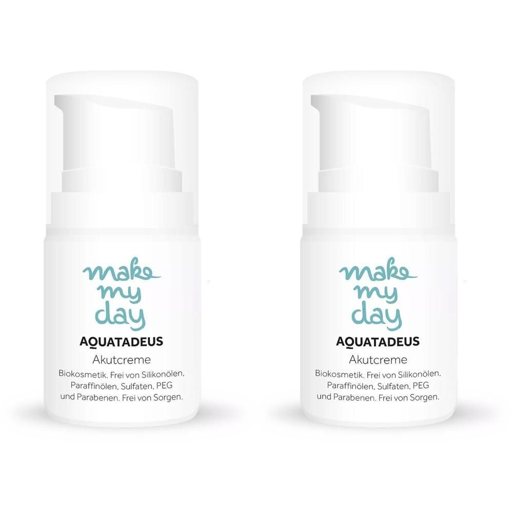 Aquatadeus Akutcreme make my day 2x 2x50 ml Creme