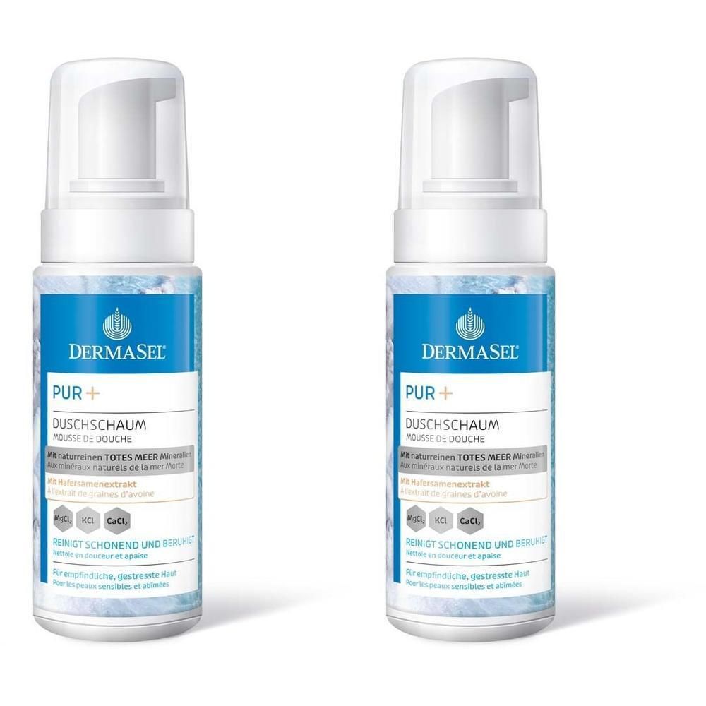 Dermasel Totes Meer Pur+ Duschschaum 2x 2x180 ml Schaum