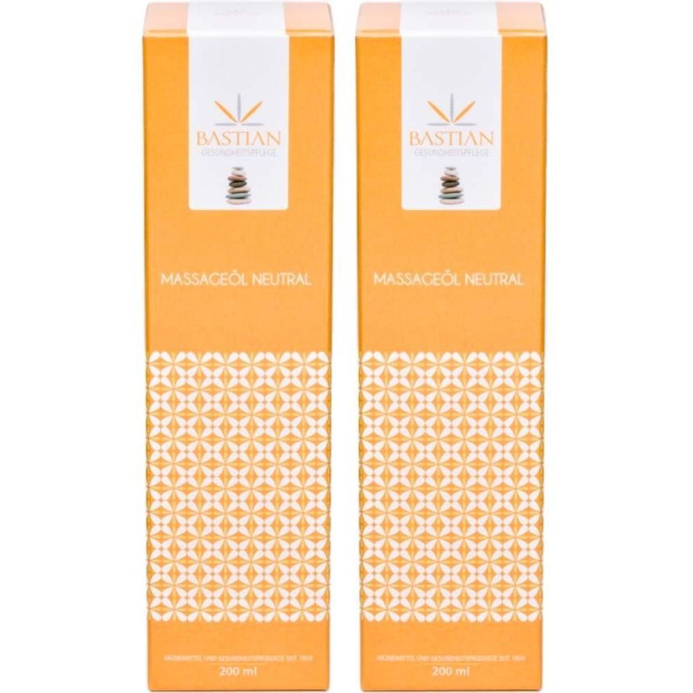 Massage-Öl neutral 2x 2x200 ml Massageöl