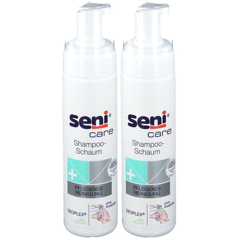 Seni care Shampoo-Schaum z.Haarwäsche o.Wasser 2x 2x200 ml Schaum