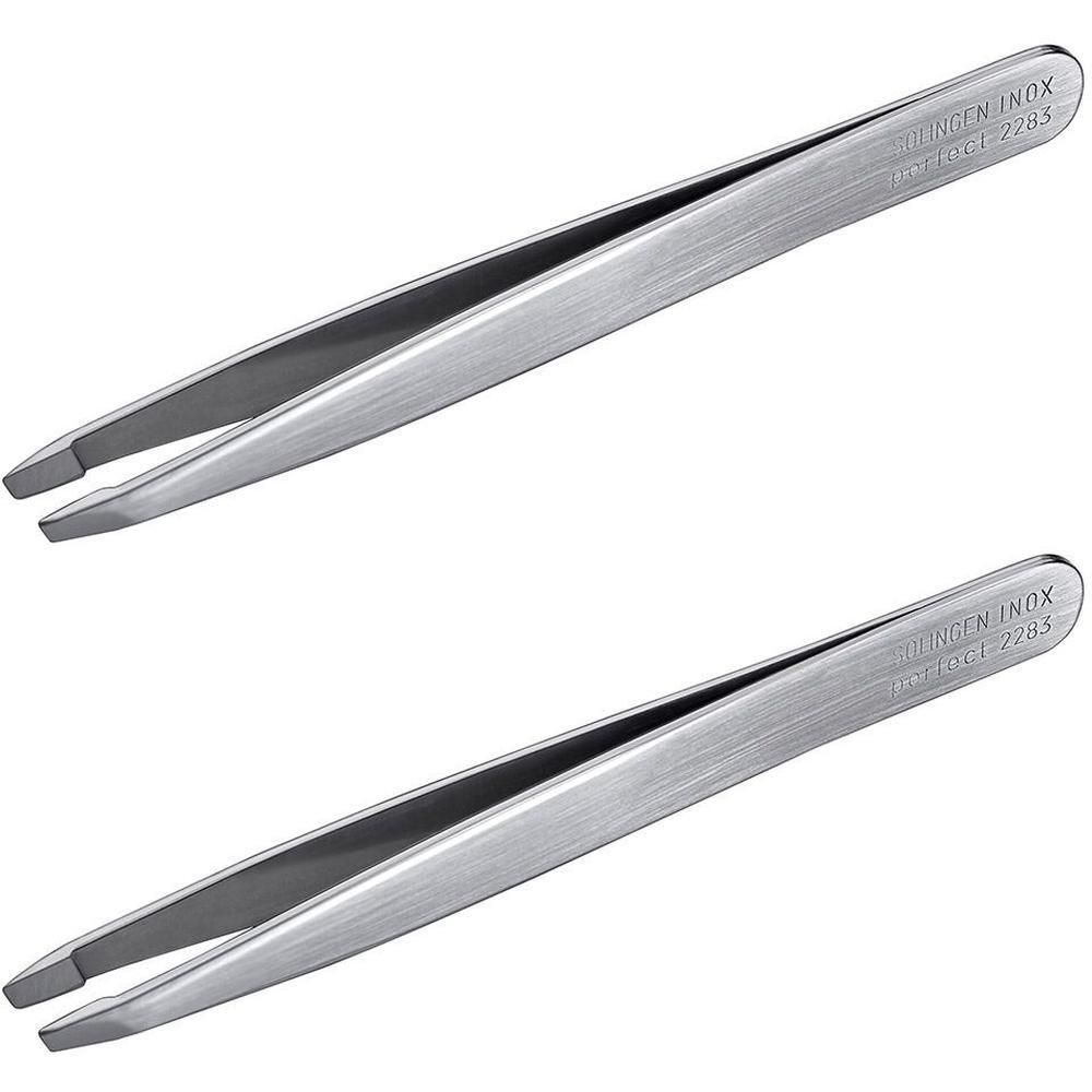 Apoline Pinzette schräg 9,7 cm Inox rostfrei 2x 2x1 St