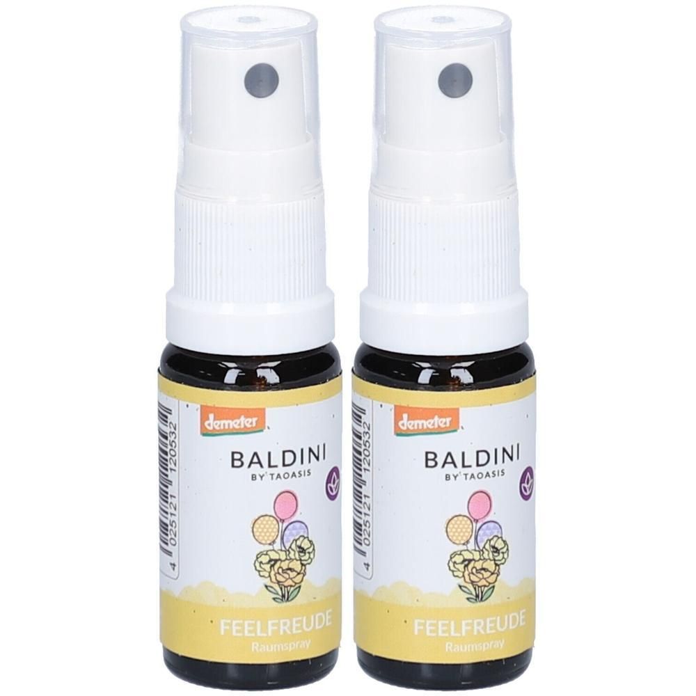 Baldini Feelfreude Raumspray mini demeter 2x 2x10 ml Spray