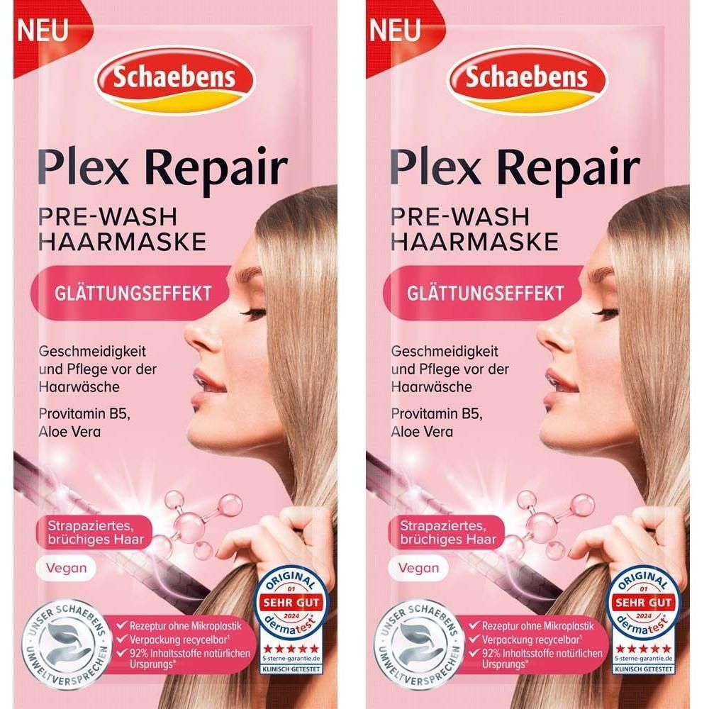 Schaebens Plex Repair Haarmaske 2x 2x20 ml Haarspülung