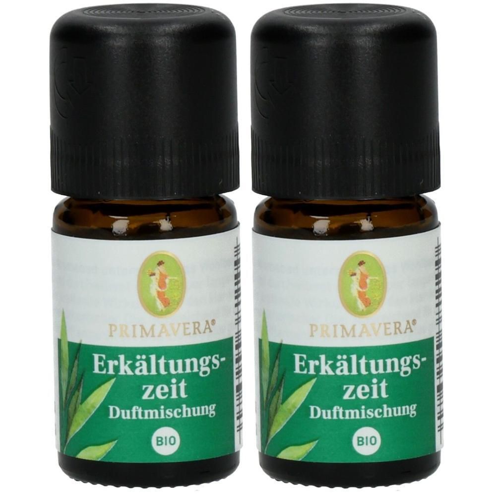 Erkältungszeit Duftmischung Bio 2x 2x5 ml Ätherisches Öl