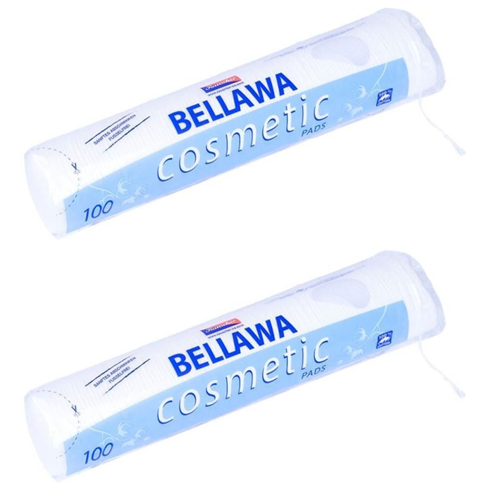 Bellawa Cosmetic Wattepads 2x 2x100 St Watte