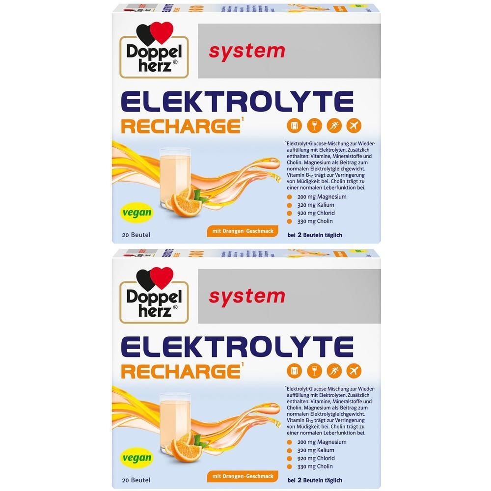 Doppelherz Elektrolyte Recharge system Granulat 2x 2x20 St