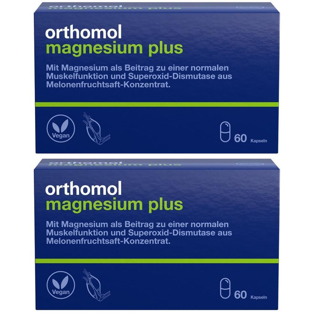 Orthomol Magnesium Plus Kapseln 2x 2x60 St