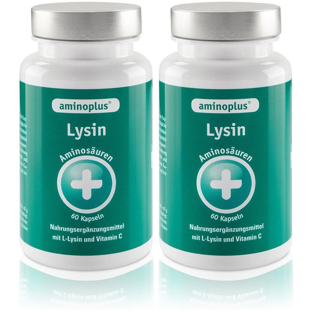 Aminoplus Lysin plus Vitamin C Kapseln 2x 2x60 St