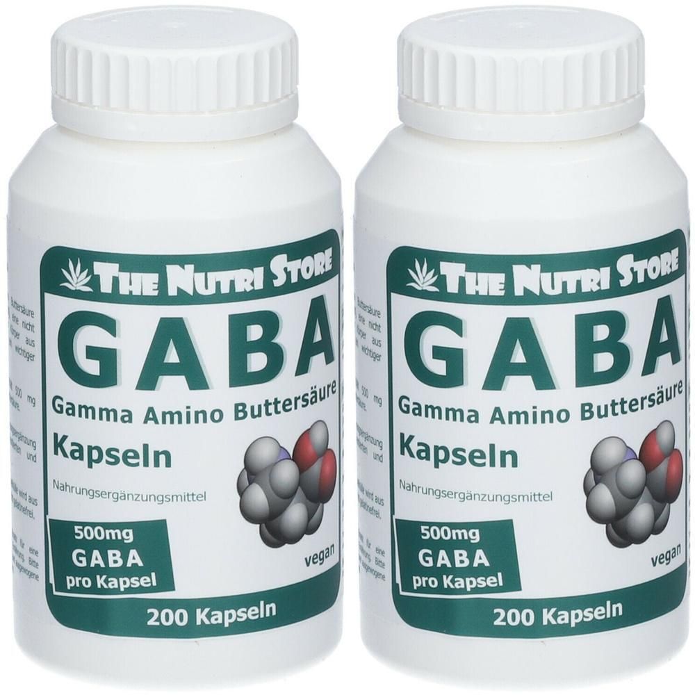Gaba 500 mg vegetarische Kapseln 2x 2x200 St