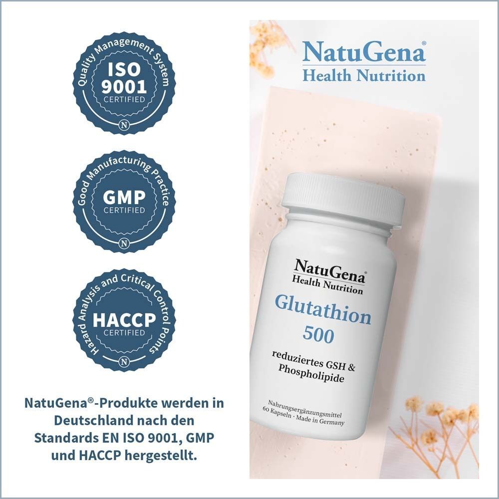 glutathion 500 mg kaufen L-Glutathion reduziert 500mg 60 Kapseln online Glutathion Komplex bioaktiv 2x60 Kapseln
