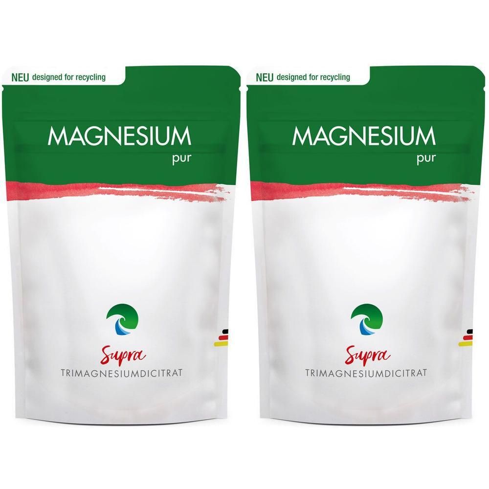 Magnesium PUR Granulat Supra 2x 2x500 g