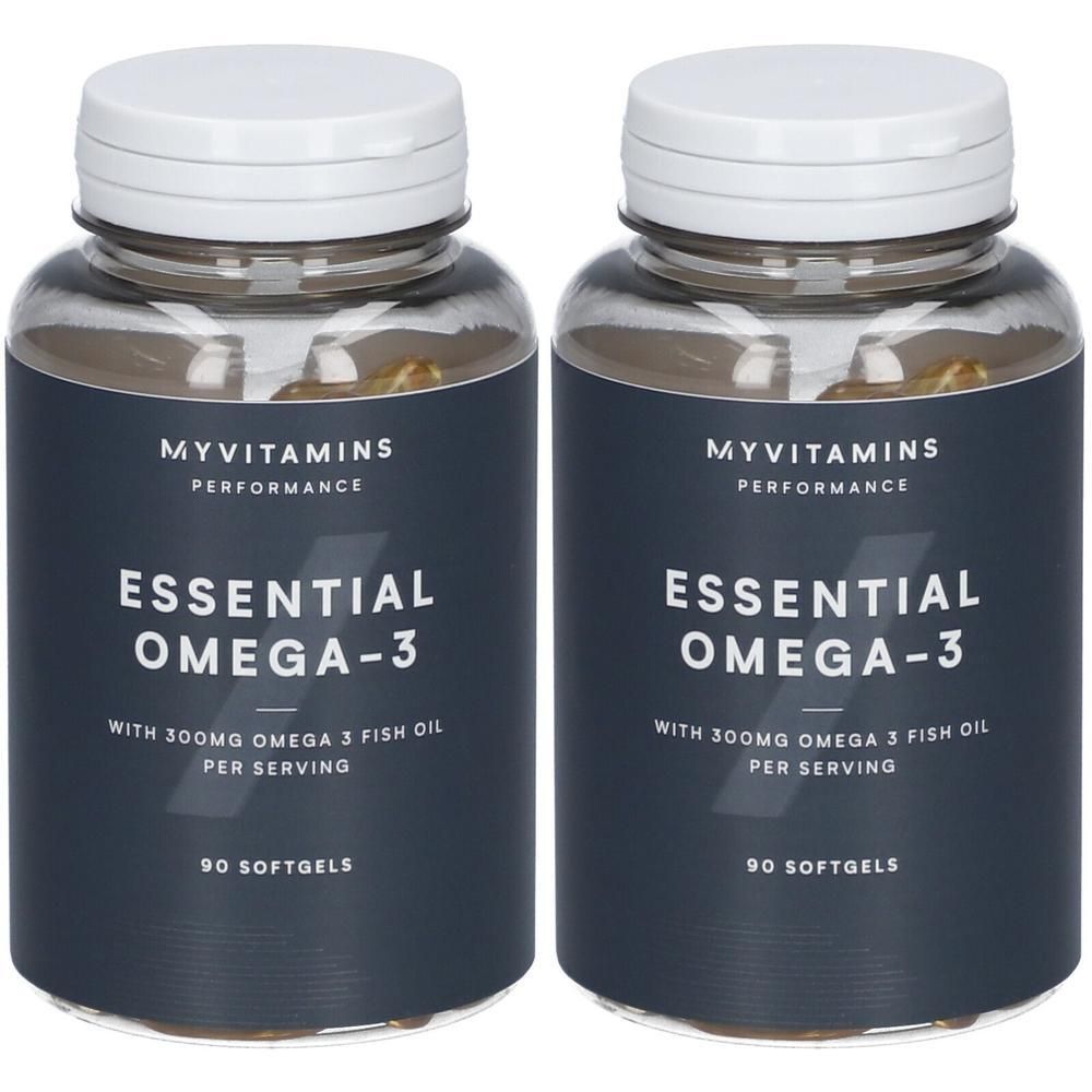 MyProtein MyVitamins Essential Omega-3 (90 caps) Unflavoured 2x 2x90 St Kapseln