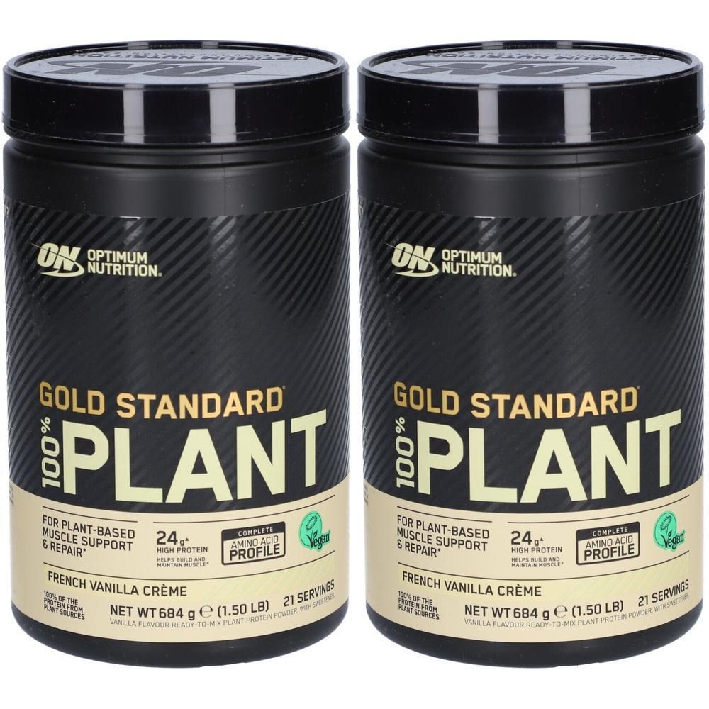 Optimum Nutrition 100% Gold Standard Plant 1.5Lb Vanilla 2x 2x684 g