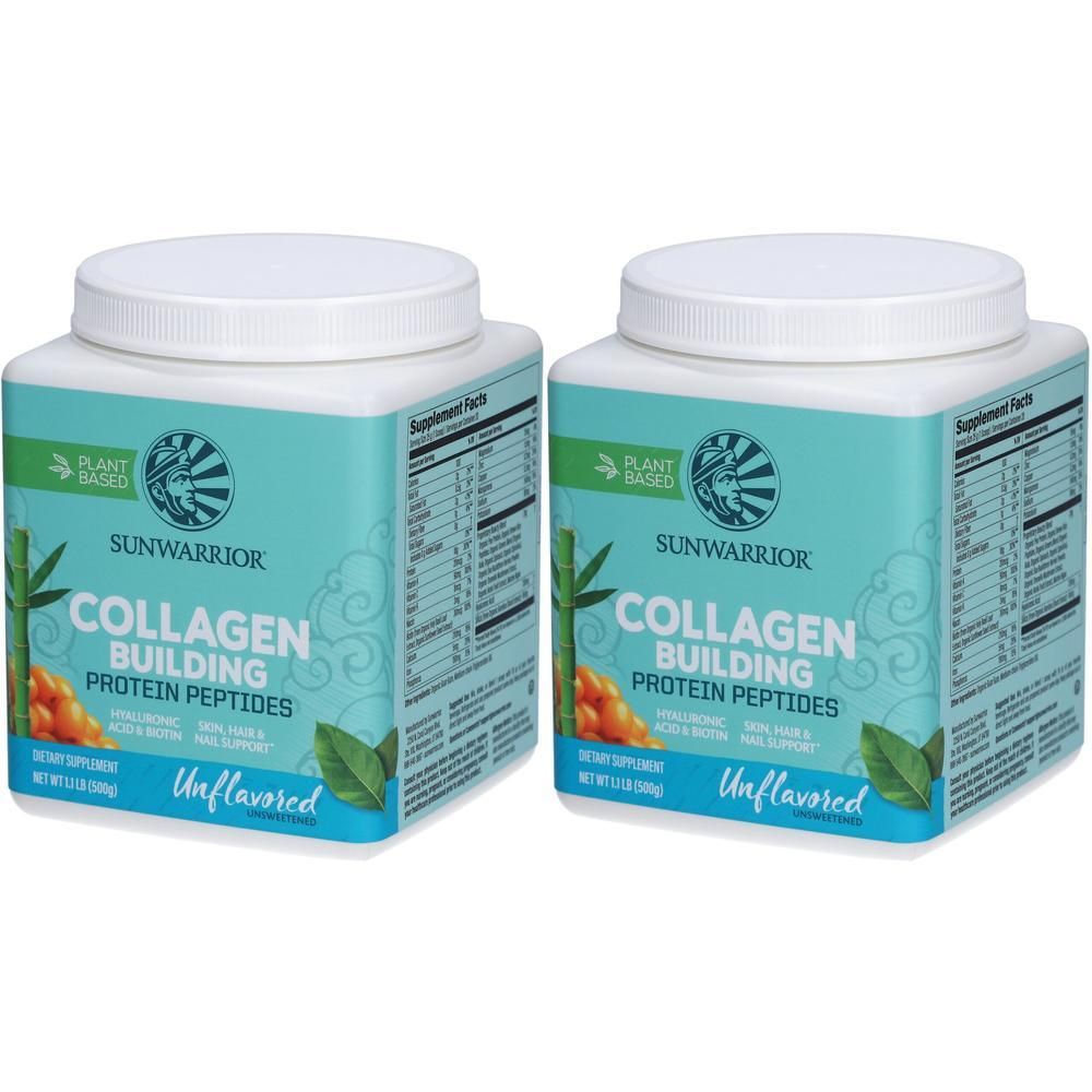 Collagen Building Protein Peptides Natural 2x 2x500 g Pulver