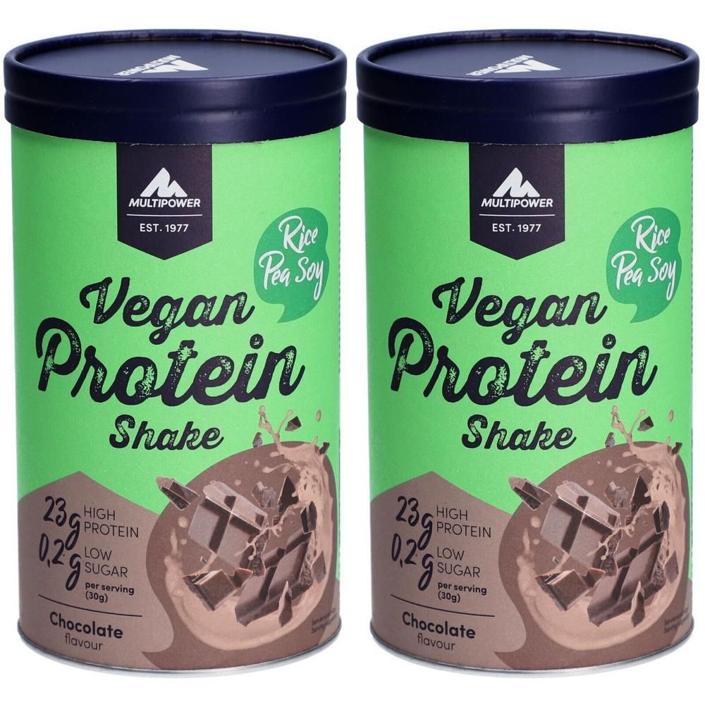 Multipower Vegan Protein Schoko 420g 2x 2x420 g Pulver