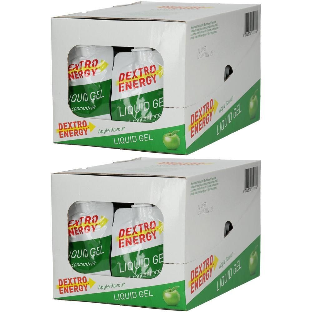 Dextro Energy Liquid Gel, Apfel 2x 2x18x60 ml Gel