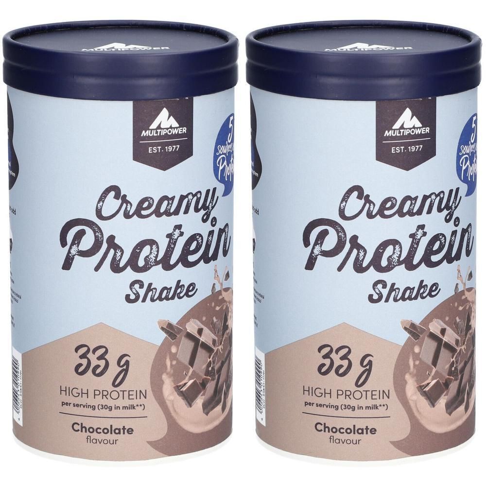 Multipower Creamy Protein Shake Schoko 2x 2x420 g Pulver
