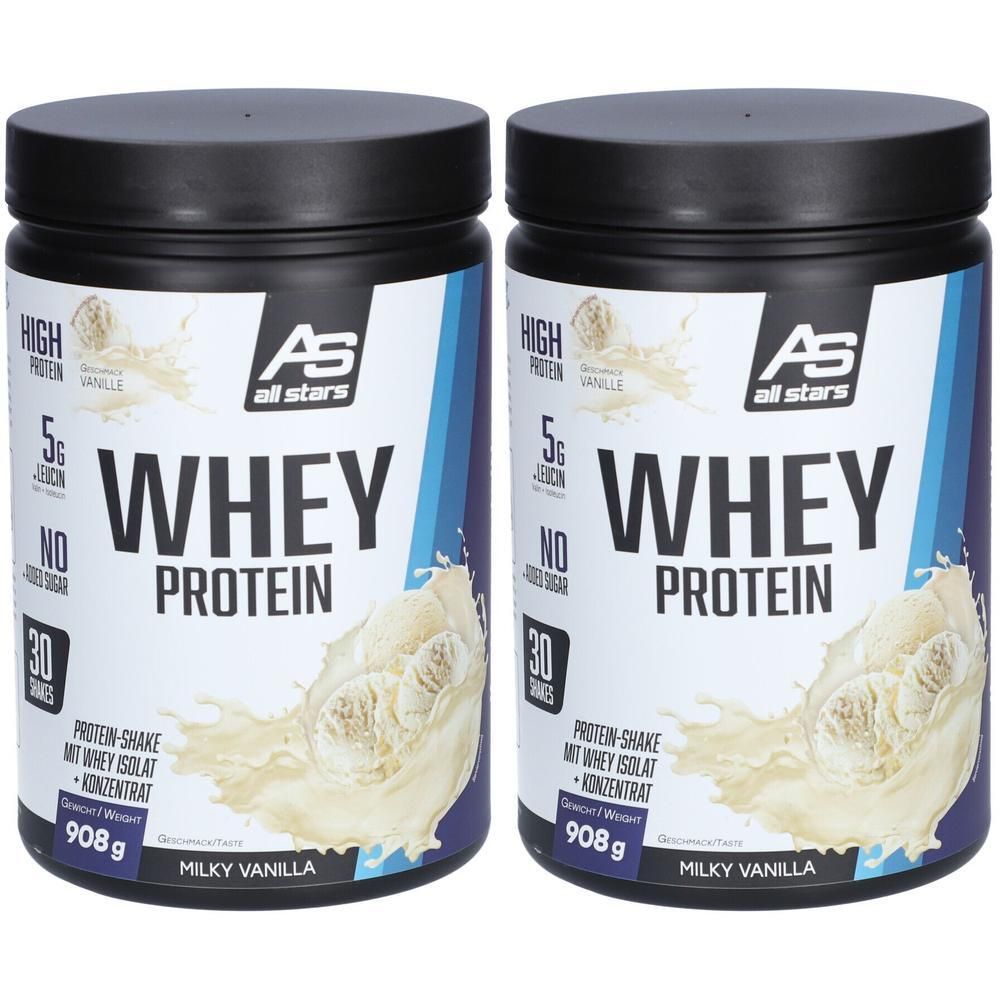 Whey Protein, Vanilla, 908g 2x 2x908 g Pulver