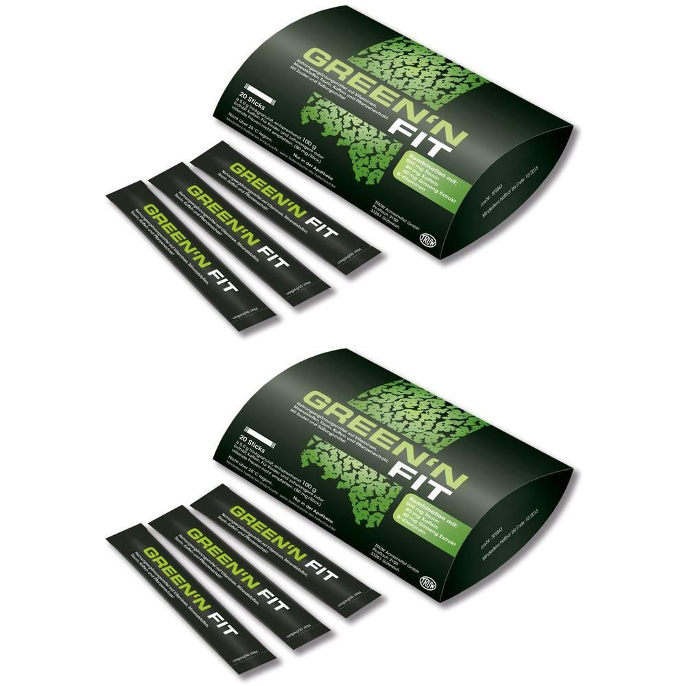 Green'n FIT Trinkgranulat 2x 2x20 St Pulver zur Herstellung einer Susp. zum Einnehmen
