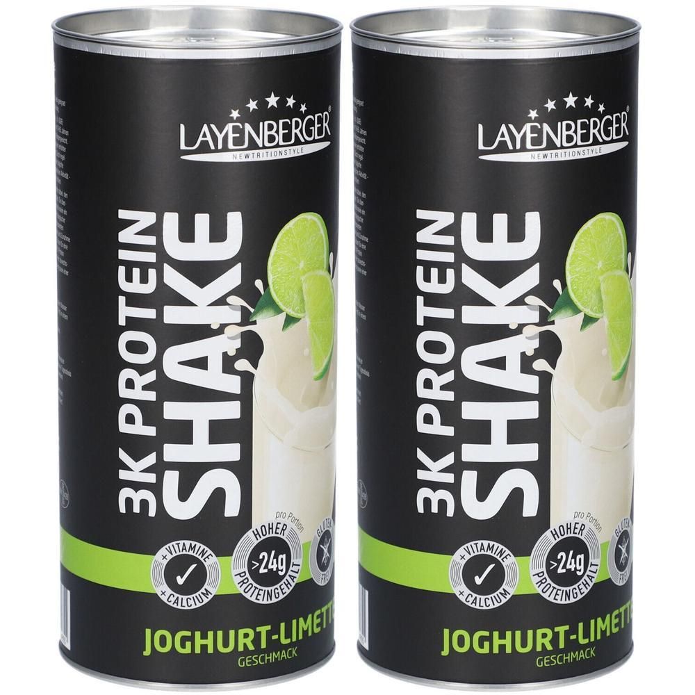 Layenberger 3K Protein Shake Joghurt-Limette Pulv. 2x 2x360 g Pulver
