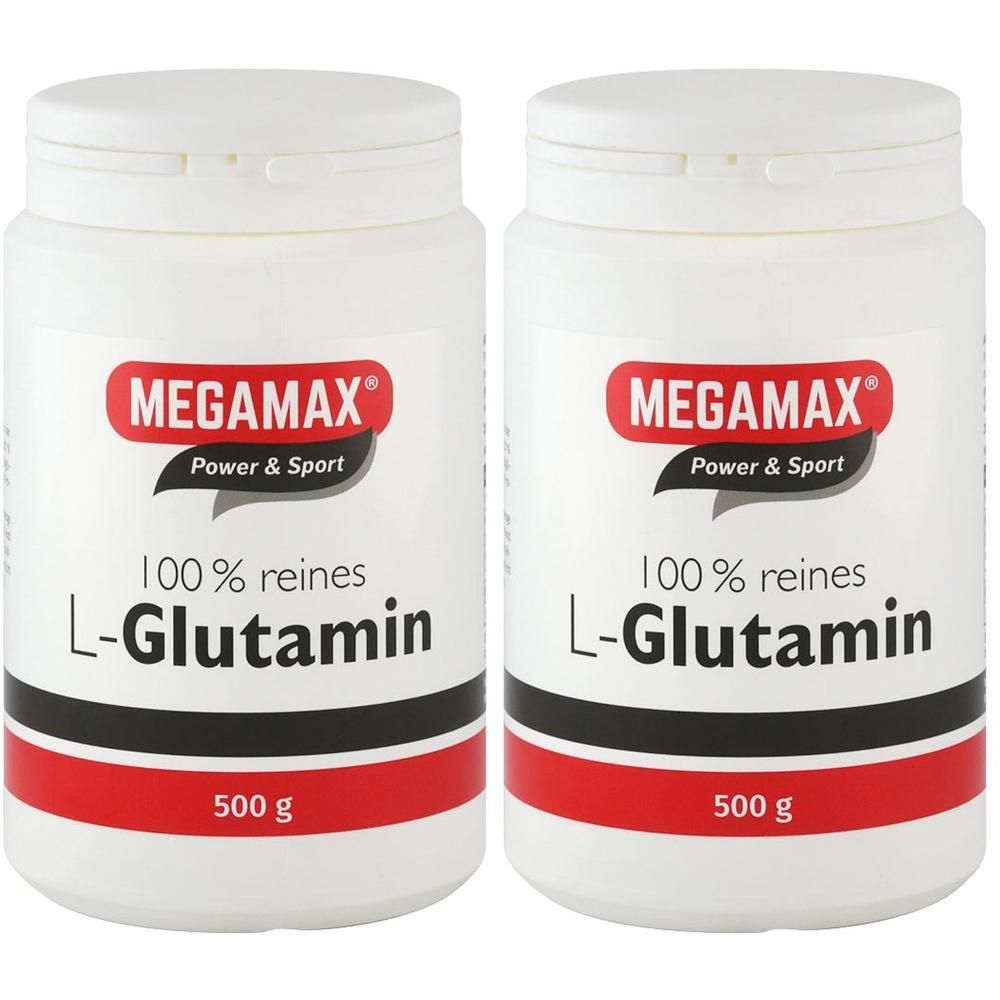 Glutamin 100% rein Megamax Pulver 2x 2x500 g