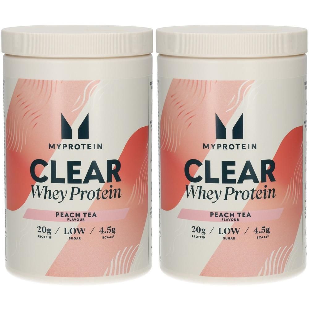 MyProtein Clear Whey Isolate (488g) Peach Tea 2x 2x488 g