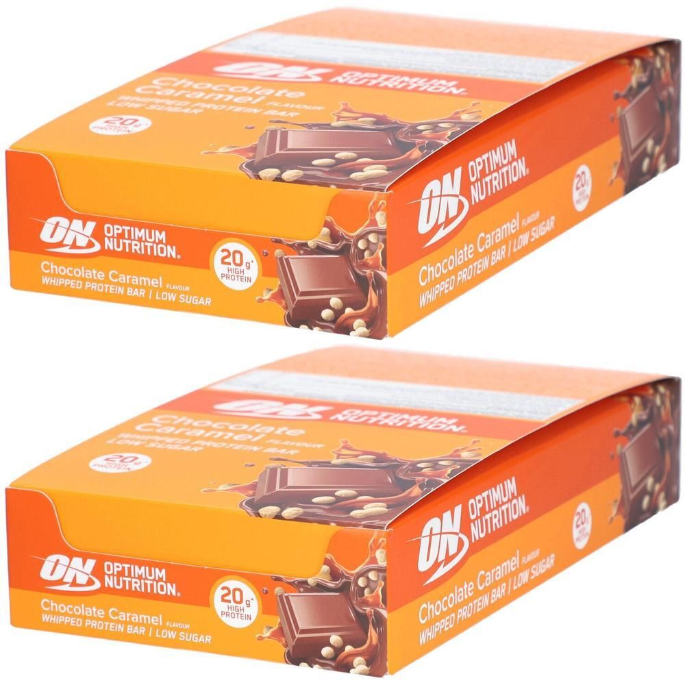 Optimum Nutrition Whipped Choc Caramel BAR Hfss 60G 2x 2x10x60 g