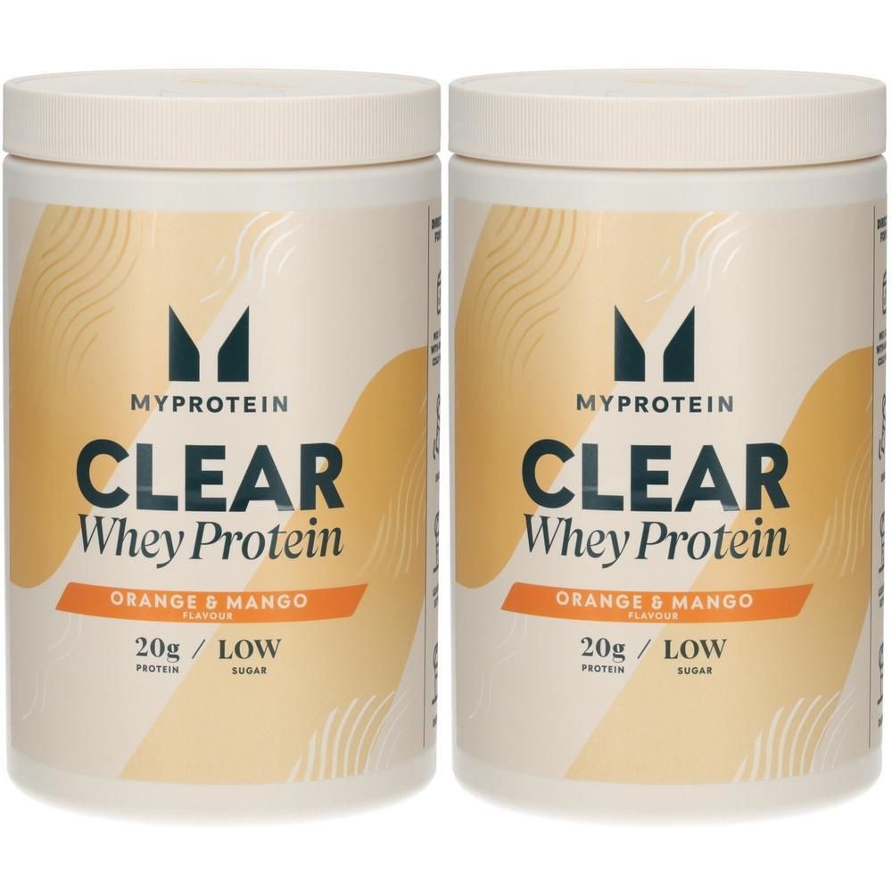 MyProtein Clear Whey Isolate (488g) Orange Mango 2x 2x522 g