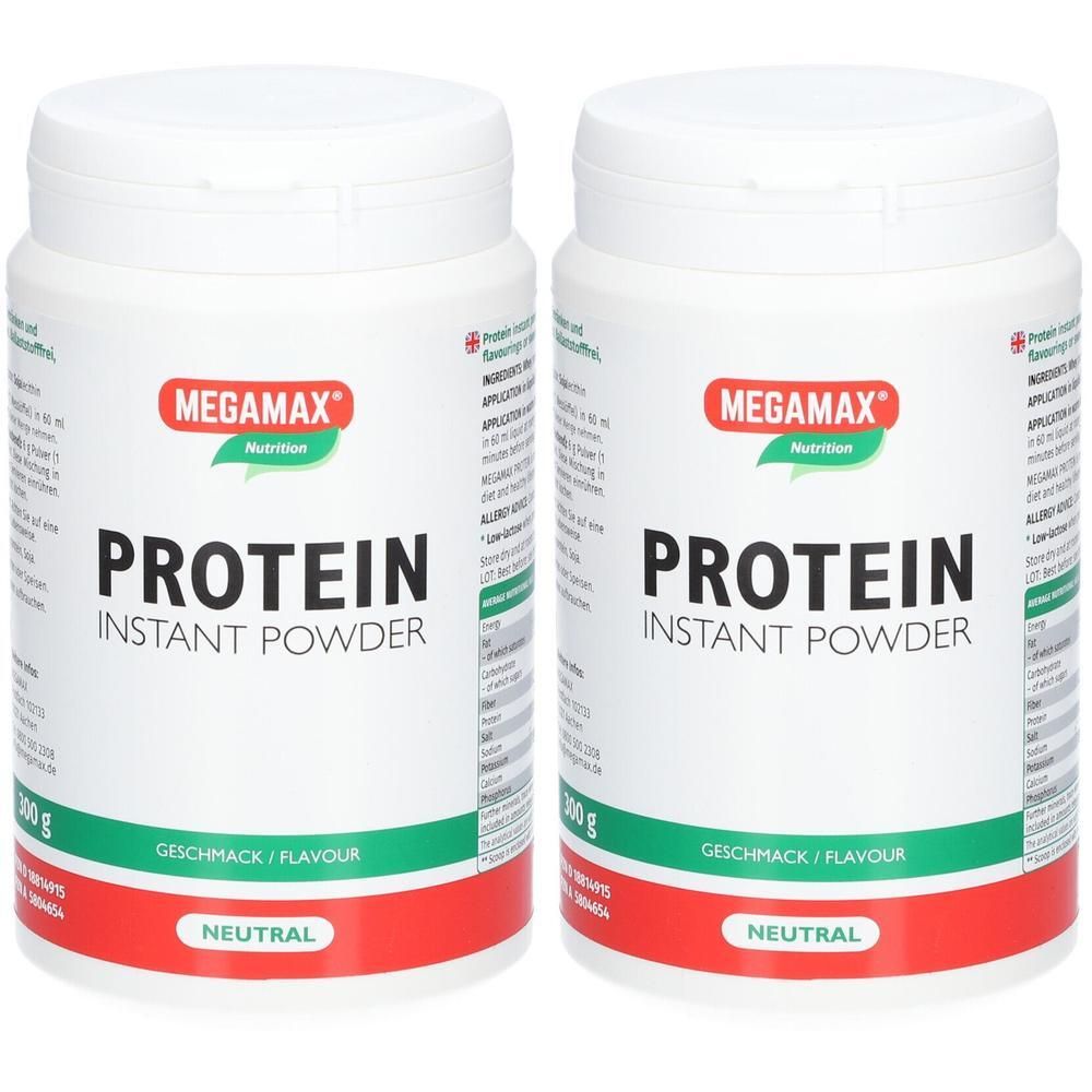Protein Powder instant Megamax 2x 2x300 g Pulver