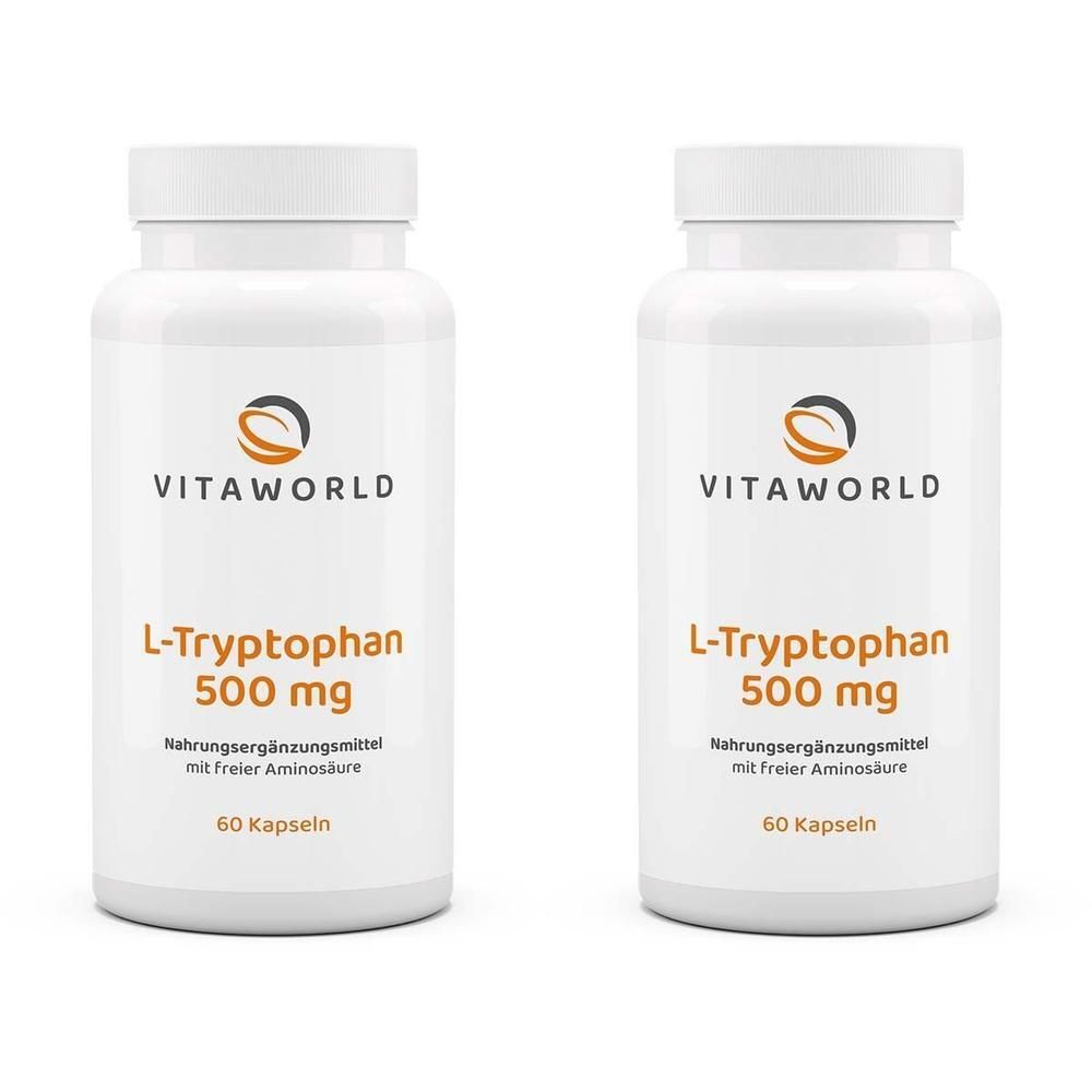 L-Tryptophan 500 mg Kapseln 2x 2x60 St