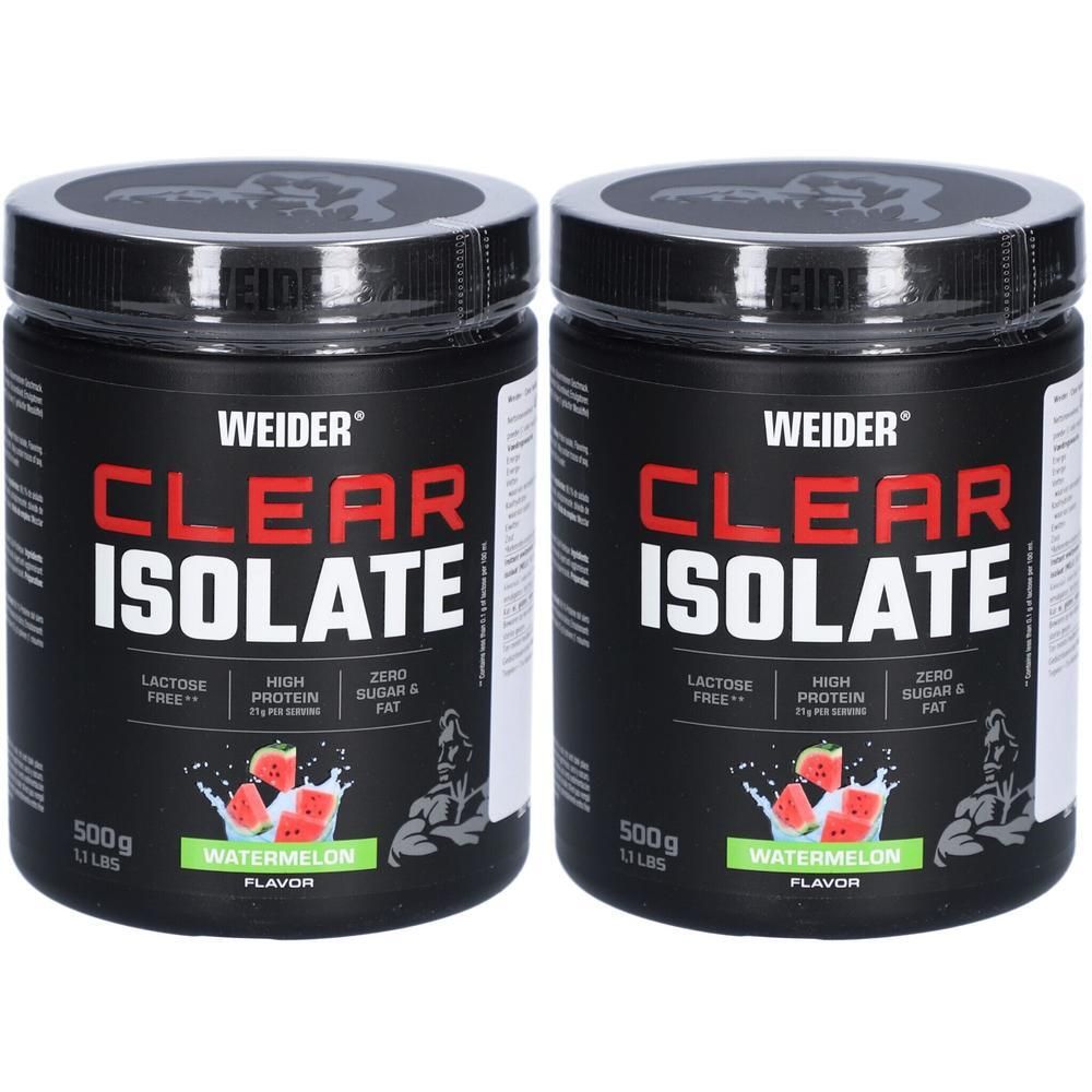 Clear Isolate (500g) Watermelon 2x 2x500 g