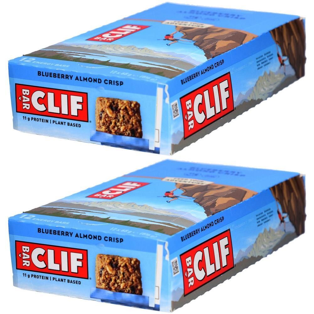 Clif Bar, Blueberry Almond Crisp, Riegel 12x68g 2x 2x12x68 g