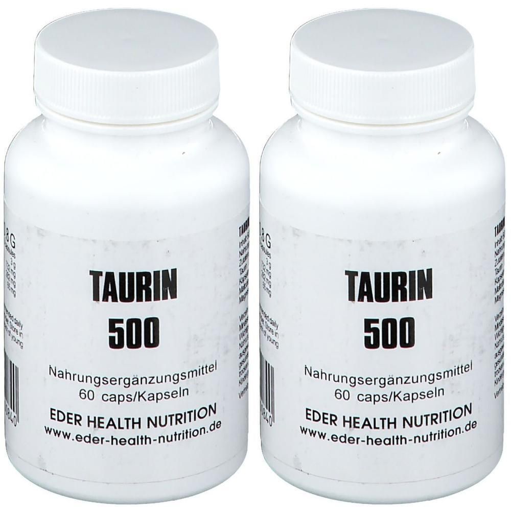 Taurin 500 Kapseln 2x 2x60 St