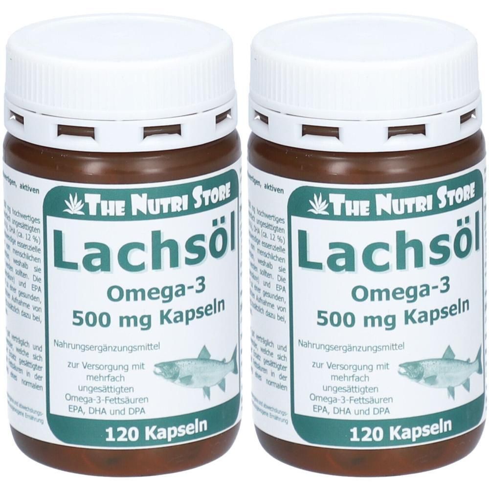 Lachsöl Kapseln 500 mg 2x 2x120 St