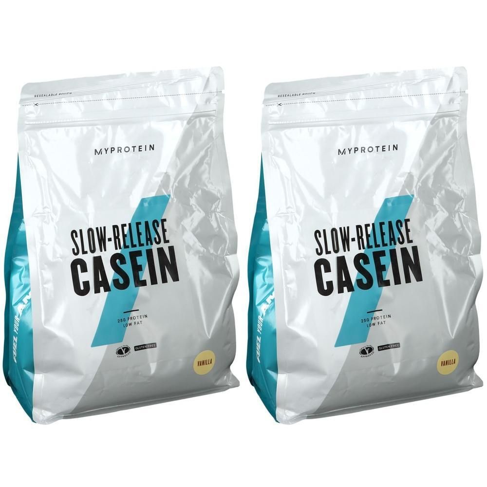 MyProtein Casein, Vanille, Pulver 2x 2x1000 g