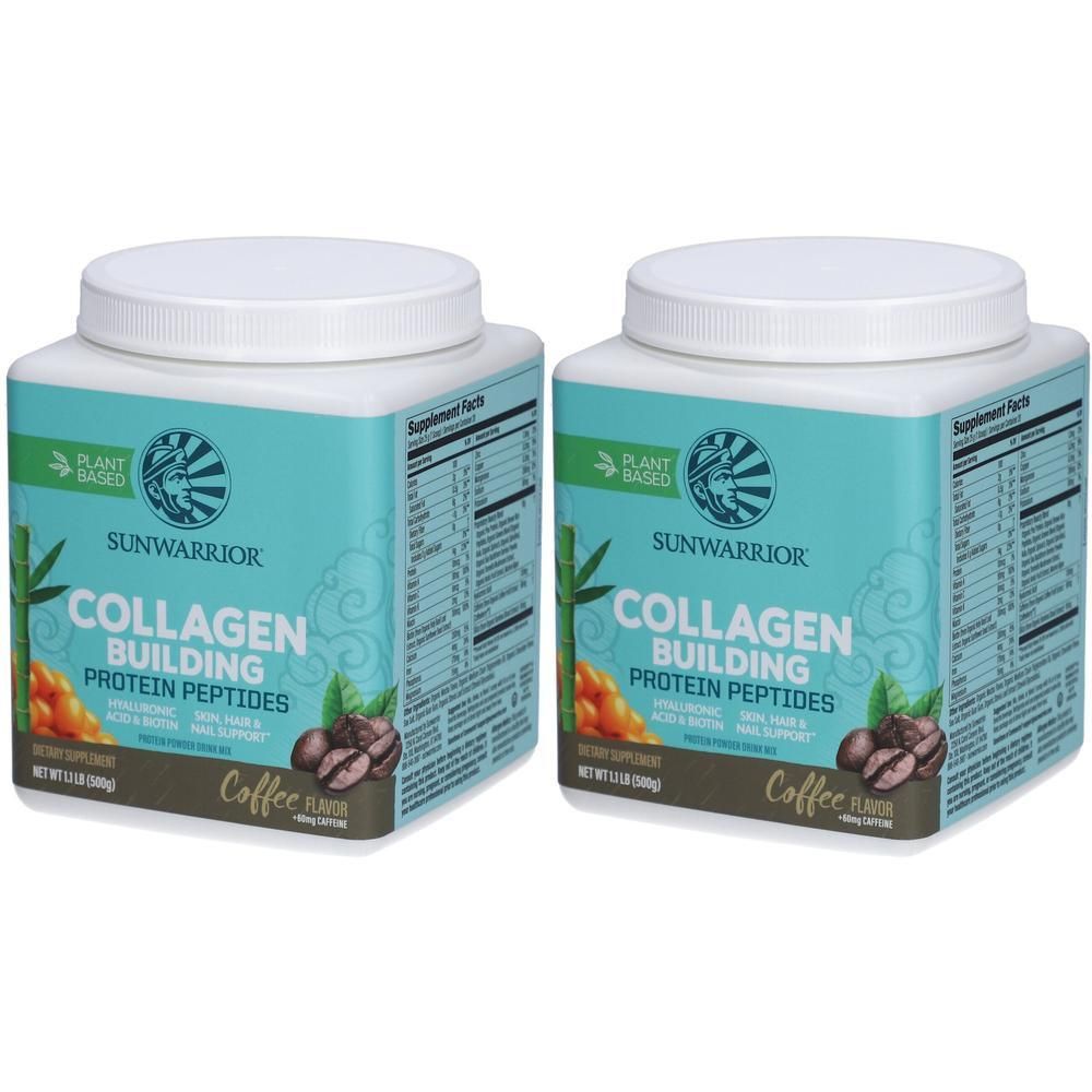 Collagen Building Protein Peptides Coffee 2x 2x500 g Pulver